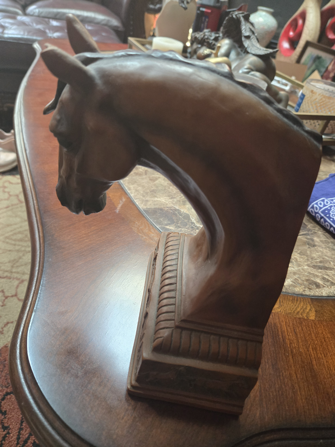 Horse Head Bookend