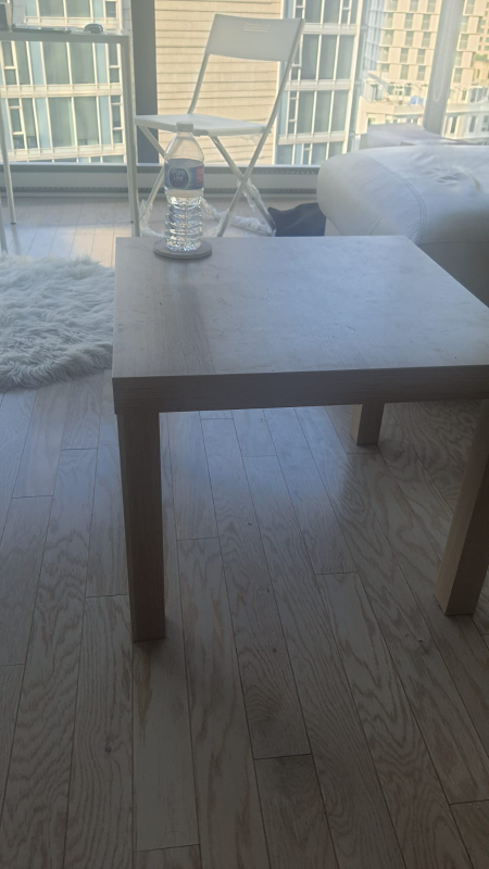 Light Wood Square Coffee Table - photo 3