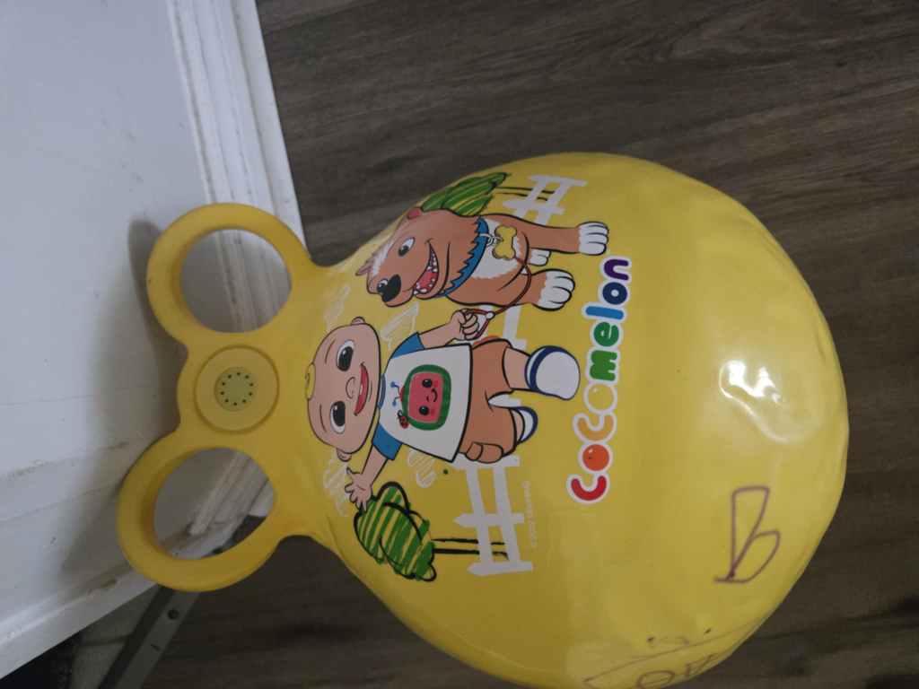 CoComelon Yellow Hopper Ball #freecycle