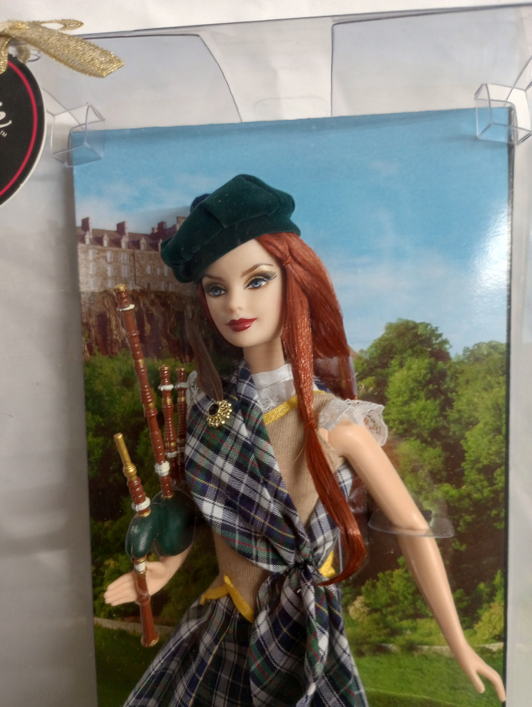Dolls of the World Scotland Barbie Doll - photo 4