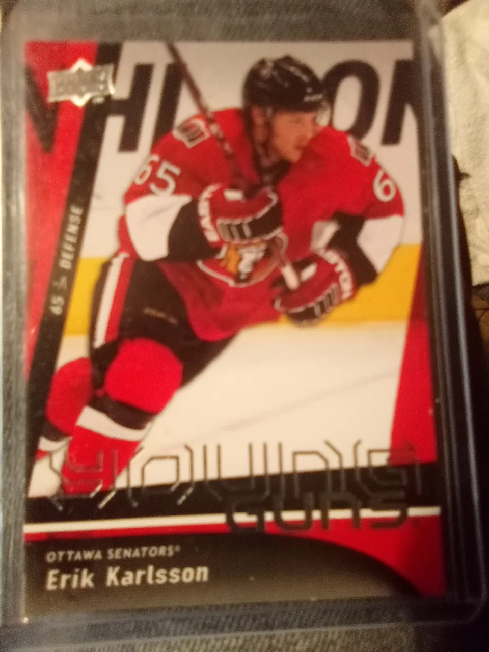 Erik Karlsson Hockey Card thumbnail