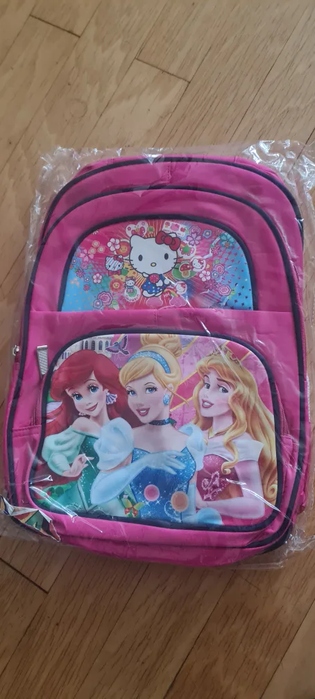 Disney Princess & Hello Kitty Kids Backpack - NEW thumbnail