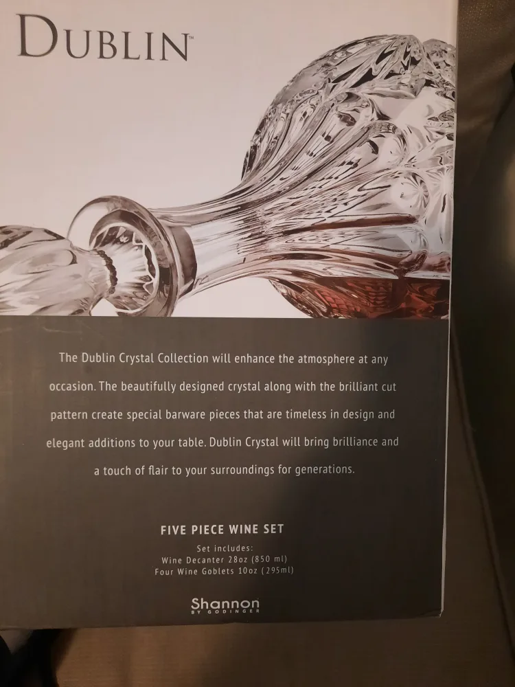 Dublin Collection Five Piece Wine Set - New in Box! image indicator(3)
