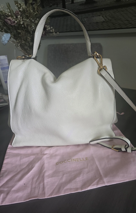 Coccinelle White Leather Handbag - photo 3