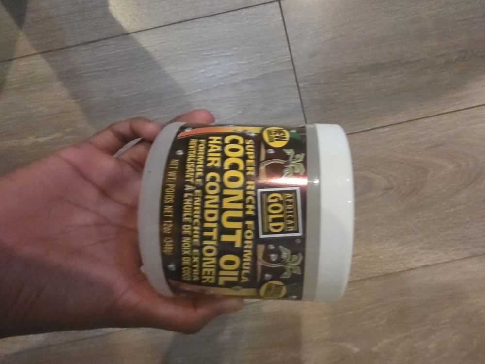 African Gold Coconut Oil Hair Conditioner#freecycle