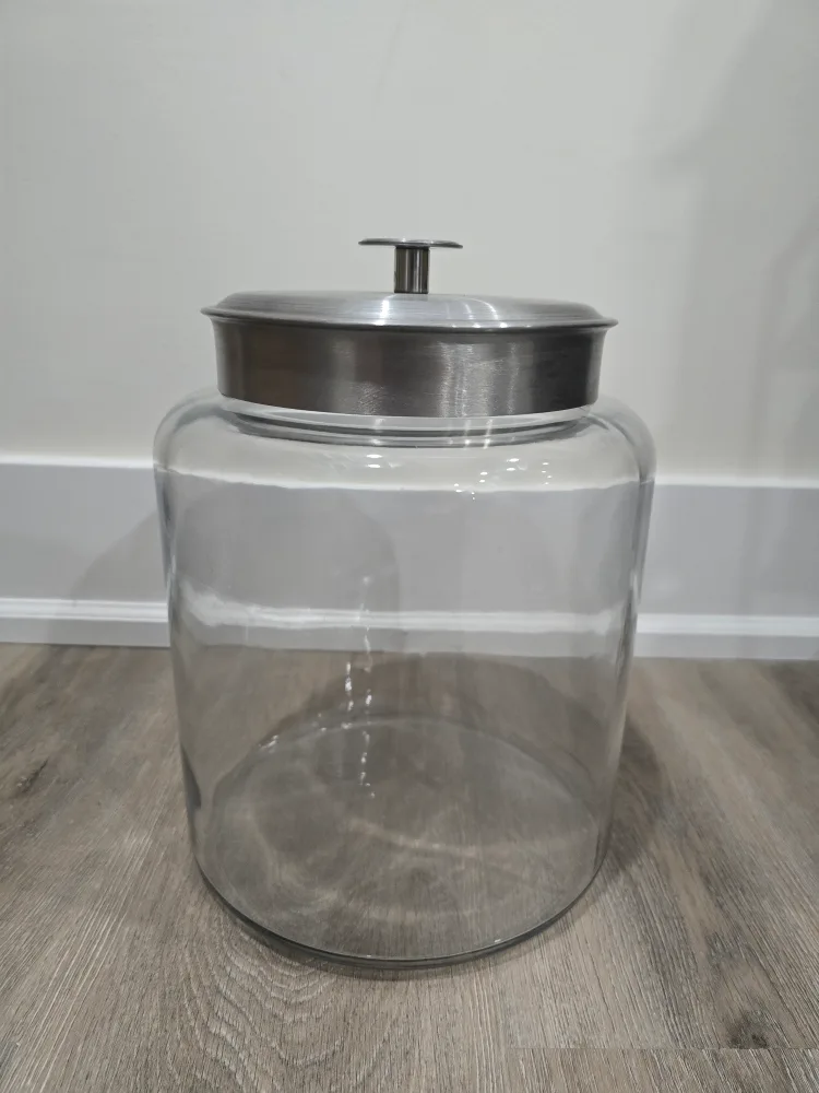 Anchor Hocking Montanna Storage Glass Jar with Lid thumbnail