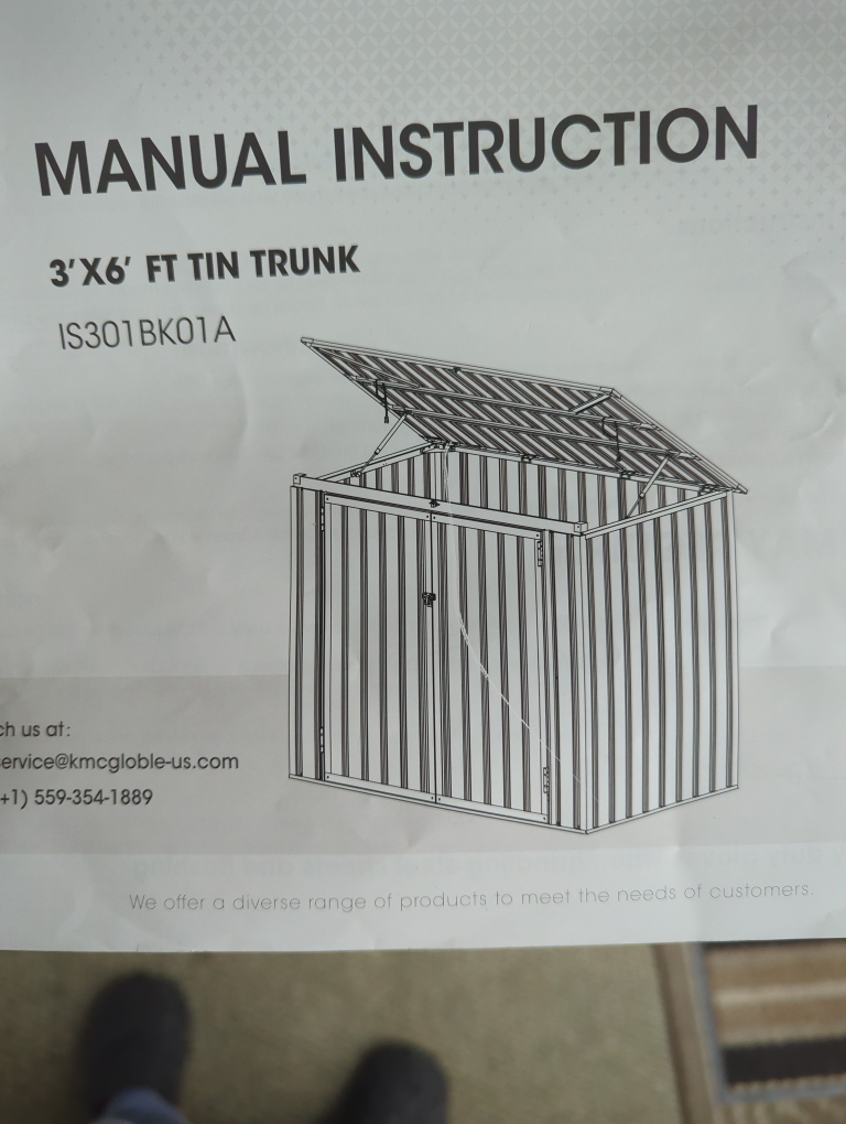 3'x6' Tin Trunk - Brand New - photo 2