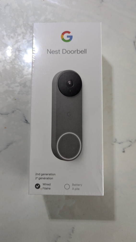 Google Nest Doorbell (Wired, 2nd Gen)- Wired Video Doorbell Cam