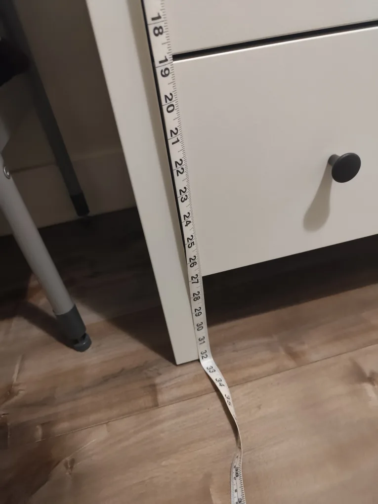 White 3-Drawer Dresser image indicator(5)