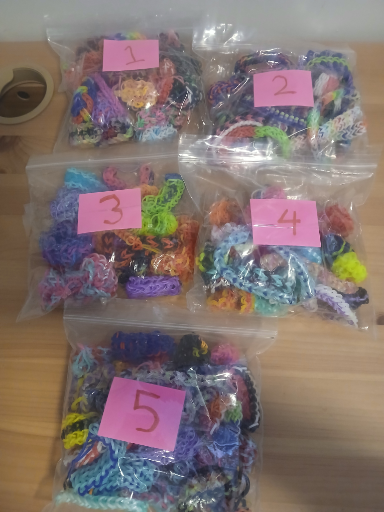 Loom Band Bracelet Collection #freecycle