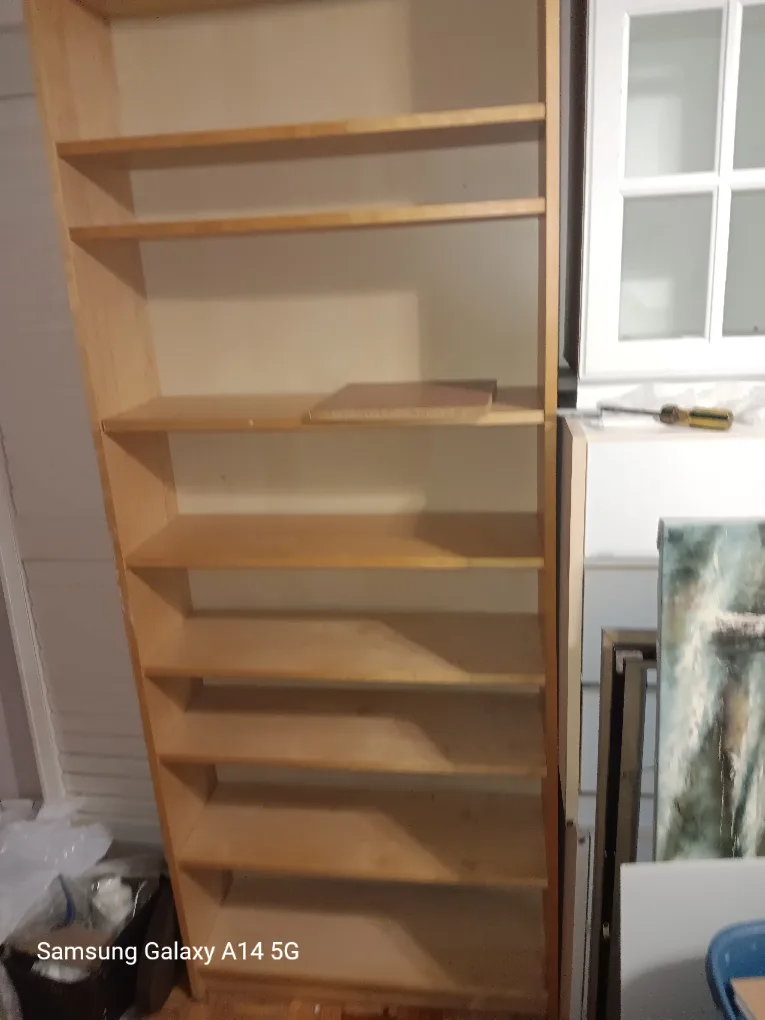 Tall Wooden Bookshelf thumbnail