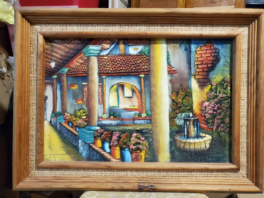 Vintage Framed Art - Rustic Home Decor thumbnail
