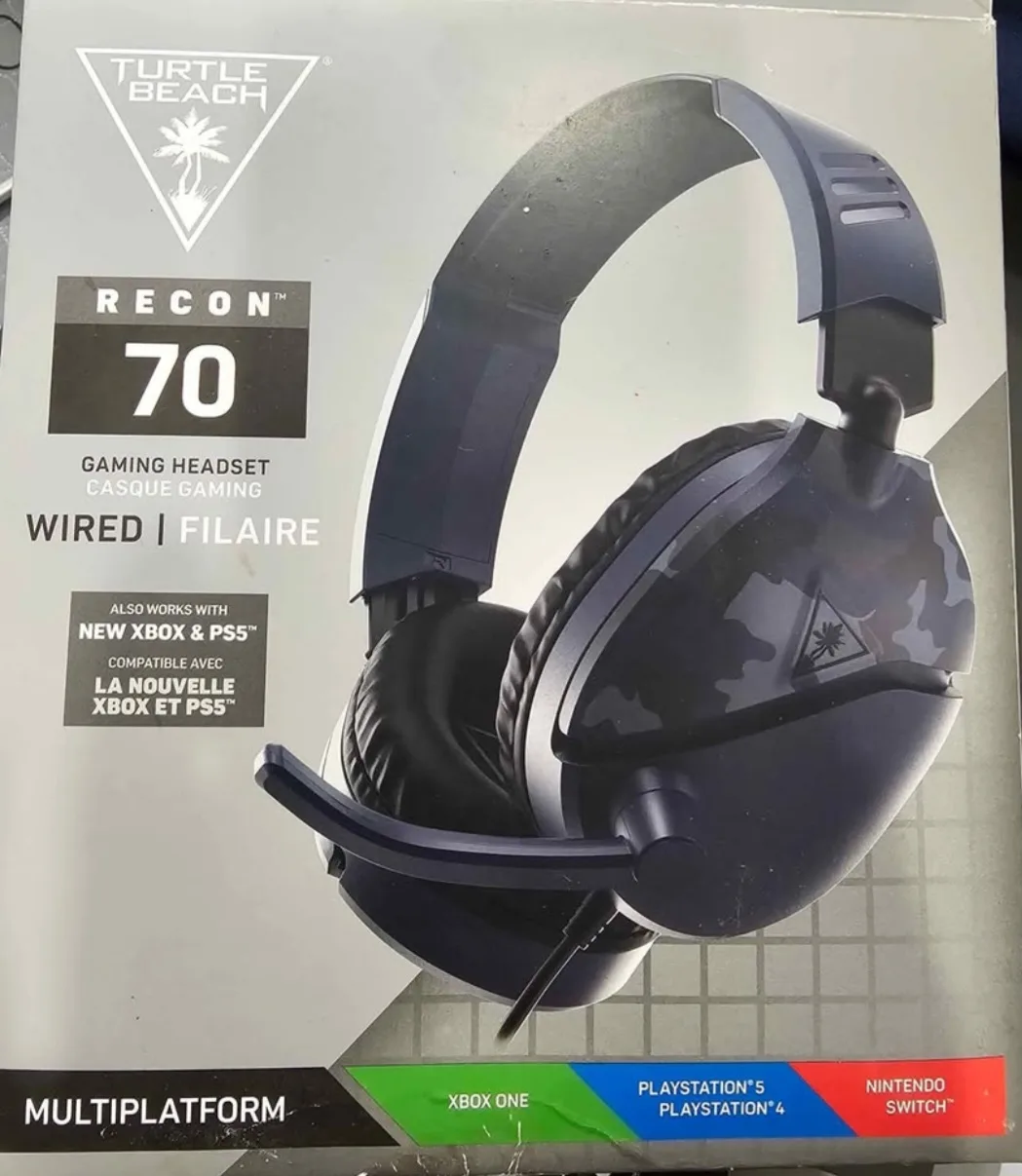 BNIB Turtle Beach Recon 70 Multi Platform Gaming Headset thumbnail