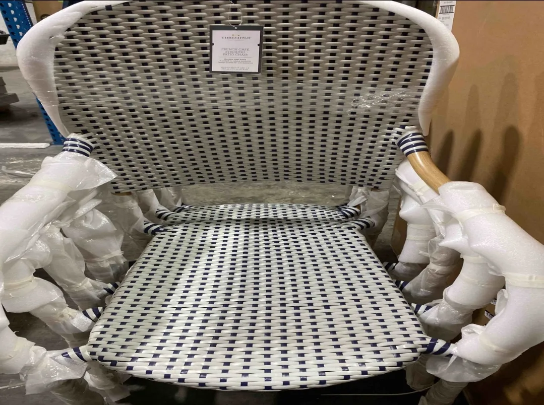 4 Threshold French Cafe Stacking Patio Accent Chairs image indicator(3)