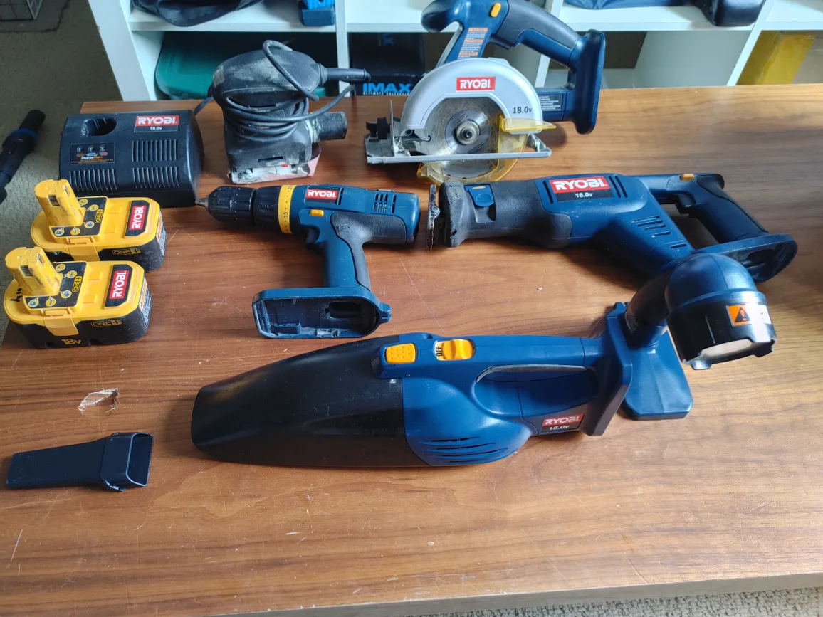 ryobi cordless 18 c tools