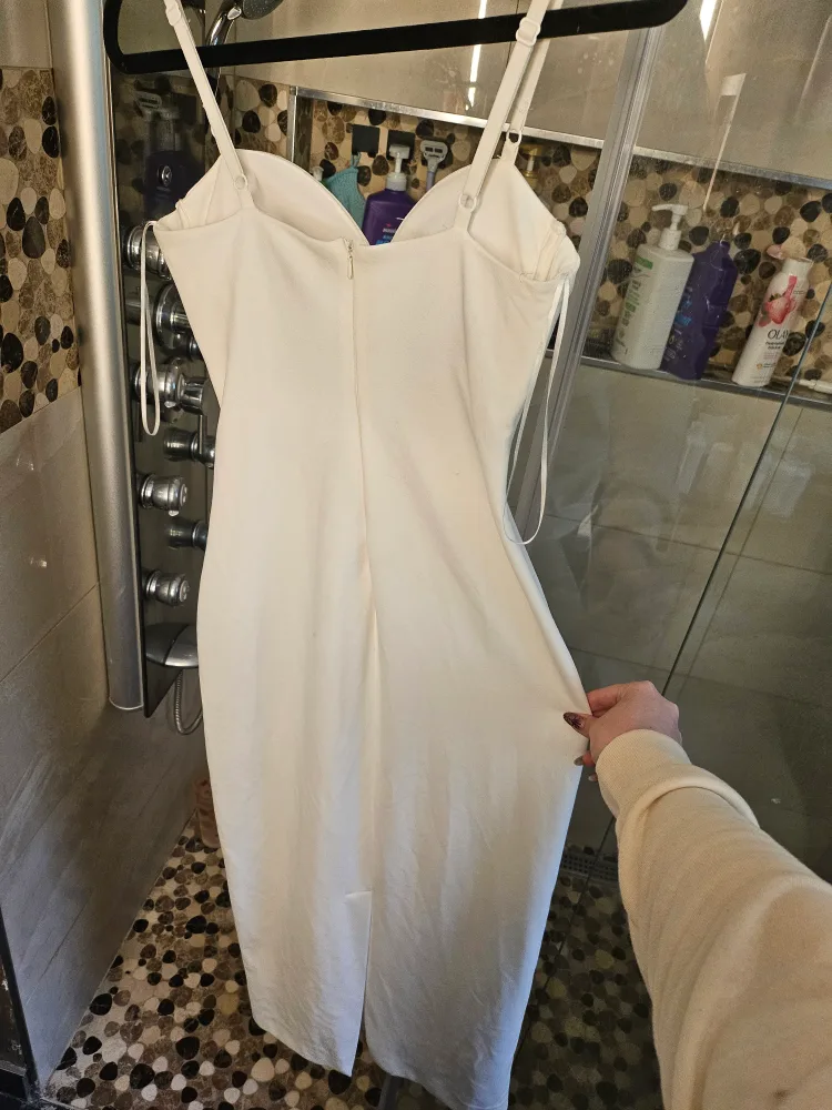 Zara White Bodycon Dress image indicator(2)