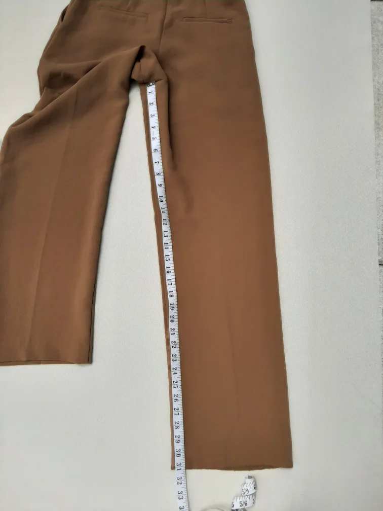 Wilfred Free Brown Wide-Leg Trousers - Size 2 image indicator(8)