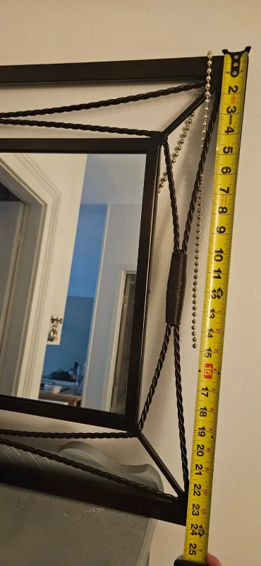 Framed Wall Mirror - 31" x 25" image indicator(2)