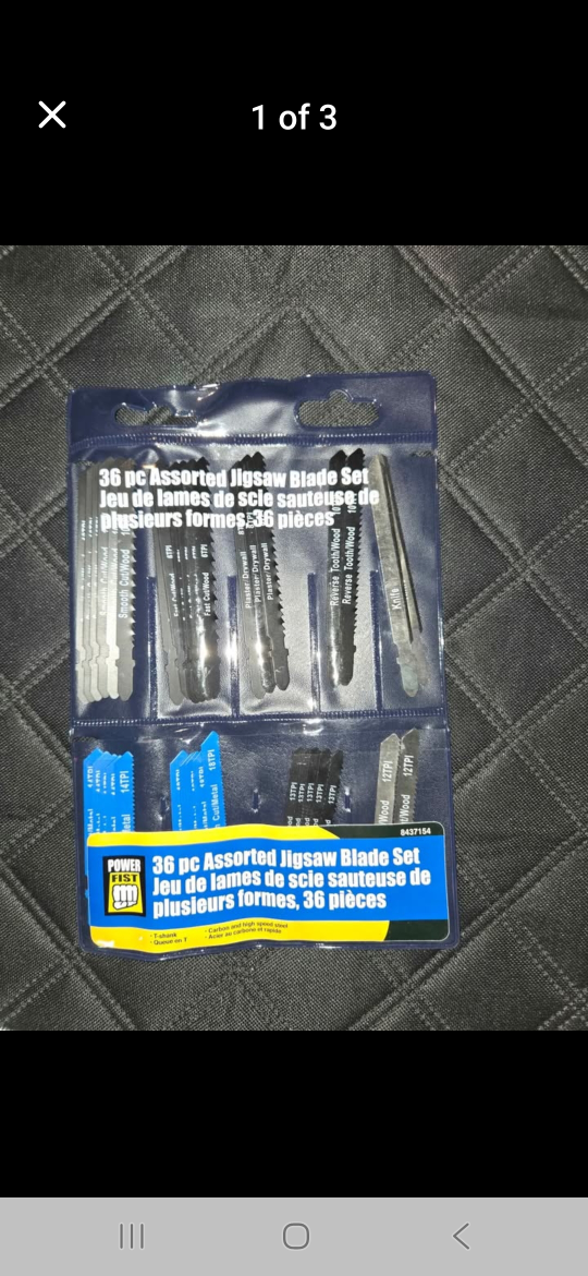 Power Fist 36-Piece Jigsaw Blade Set