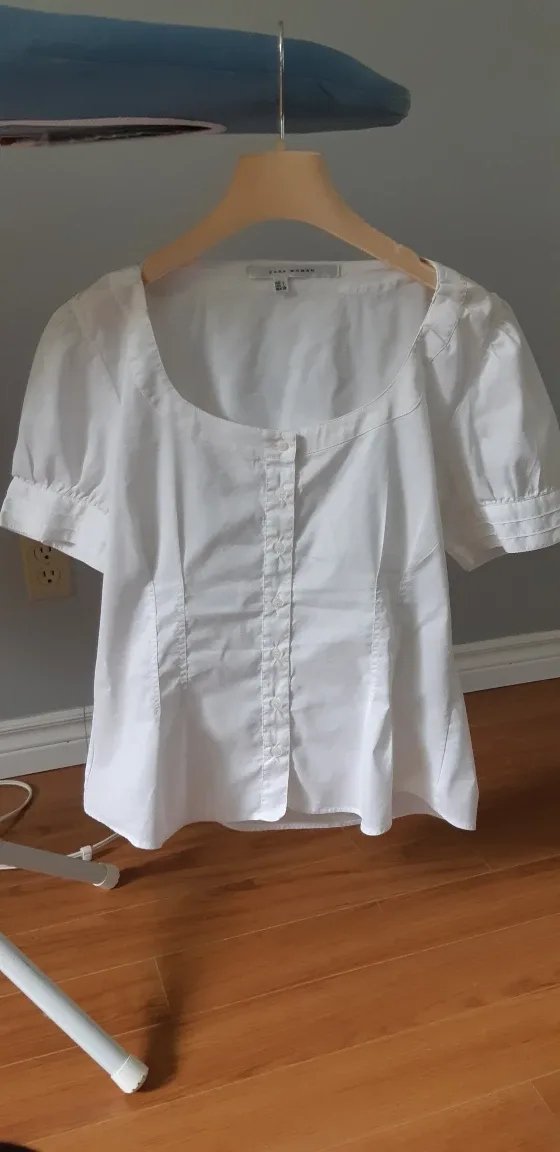 Zara Woman White Blouse thumbnail