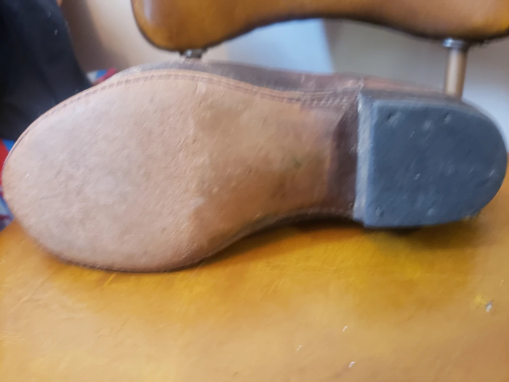 Vintage Brown Leather Cowboy Boots - photo 4