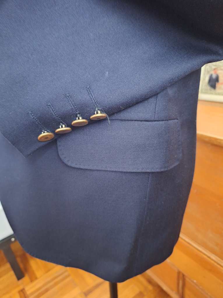 Navy Blazer Jacket - photo 2