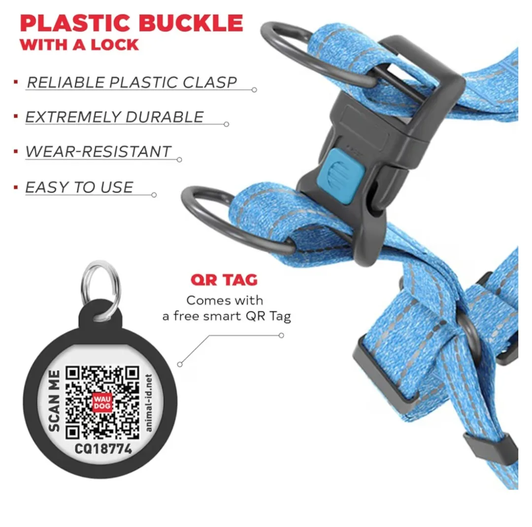 Dog Harness - Blue - Size M image indicator(8)