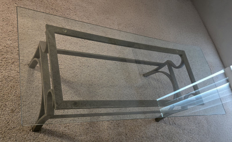 Glass Top Coffee Table - photo 2