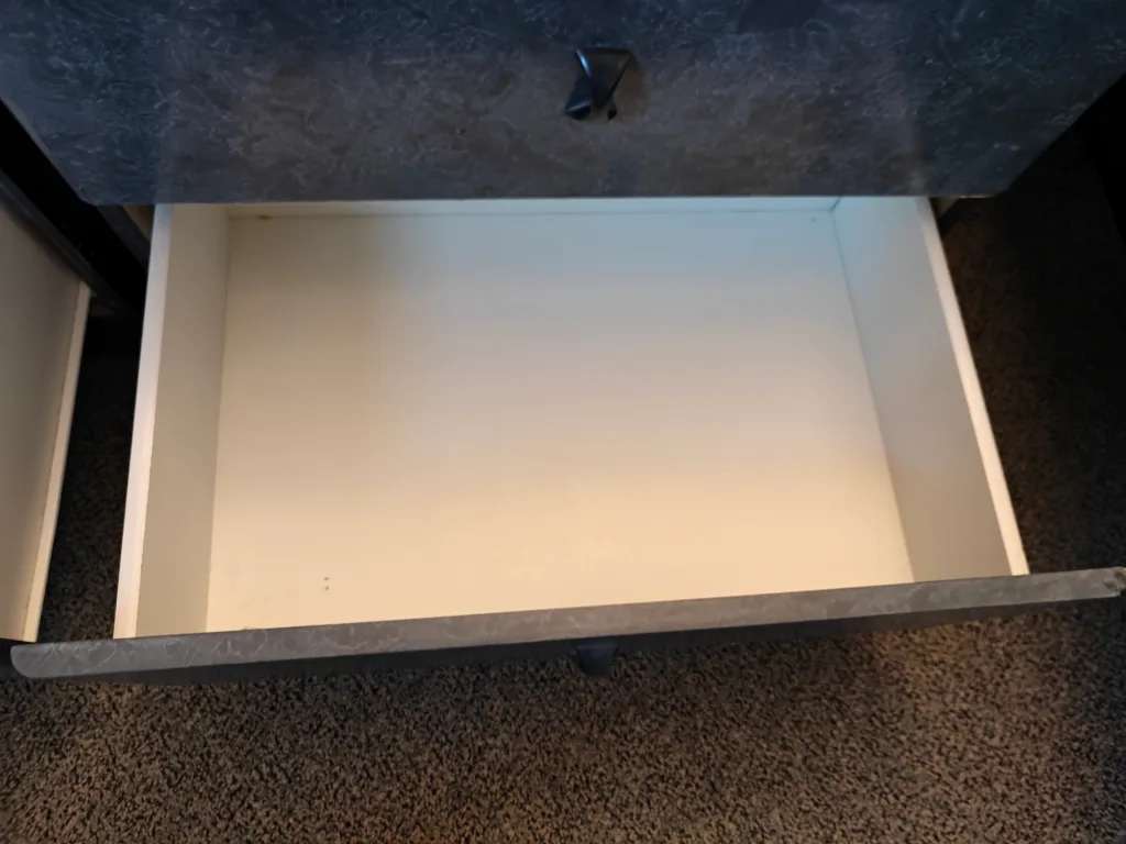 Two Navy Blue Bedside Dresser Set 💖🧡 image indicator(6)