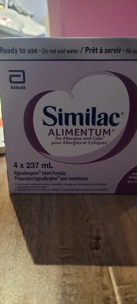 Similac Alimentum Hypoallergenic Infant Formula 4x237mL thumbnail