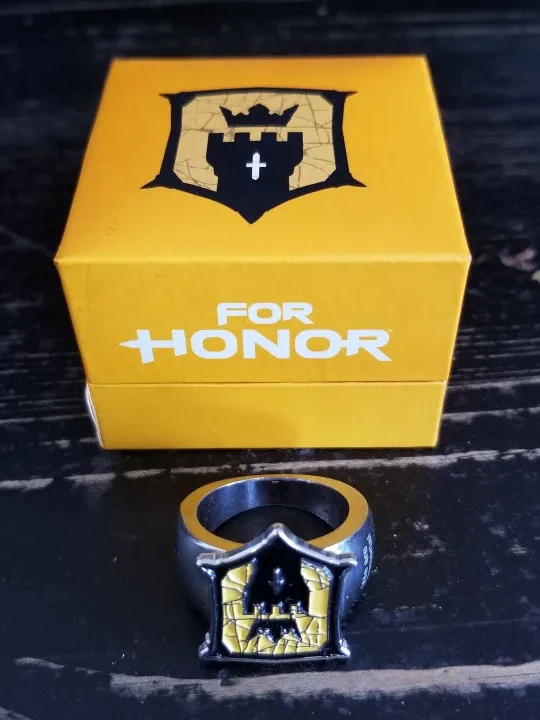 SUPER RARE! Metal Ring FOR HONOR I AM KNIGHT comes with box image indicator(5)