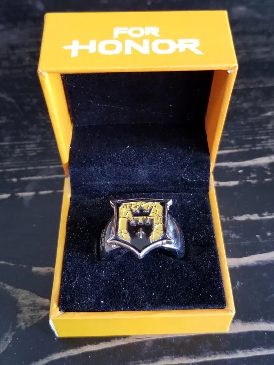 SUPER RARE! Metal Ring FOR HONOR I AM KNIGHT comes with box image indicator(6)