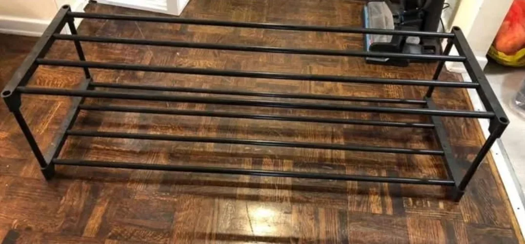 Black Metal Shoe Rack thumbnail