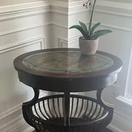 Vintage Wood Side Table thumbnail