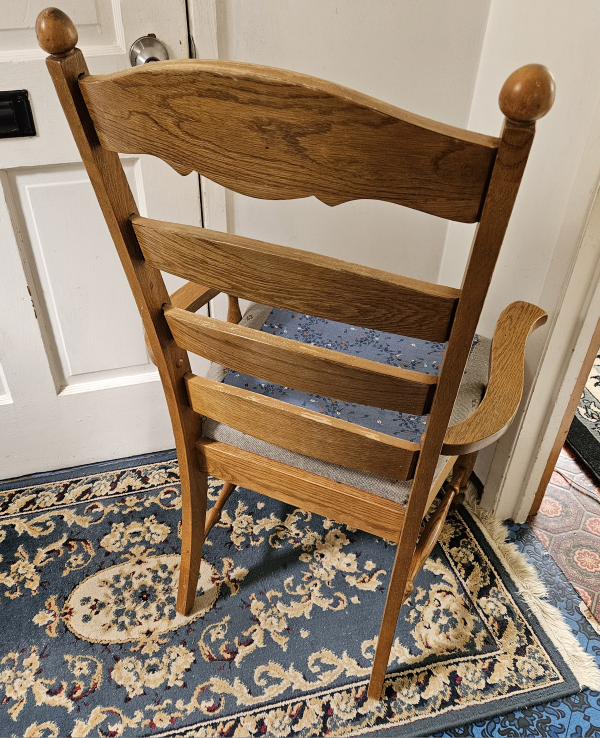 Vintage Wooden Armchair - photo 2