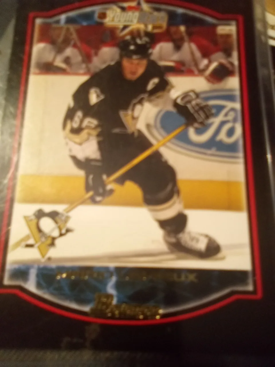 Hockey Card Featuring Mario Lemieux thumbnail