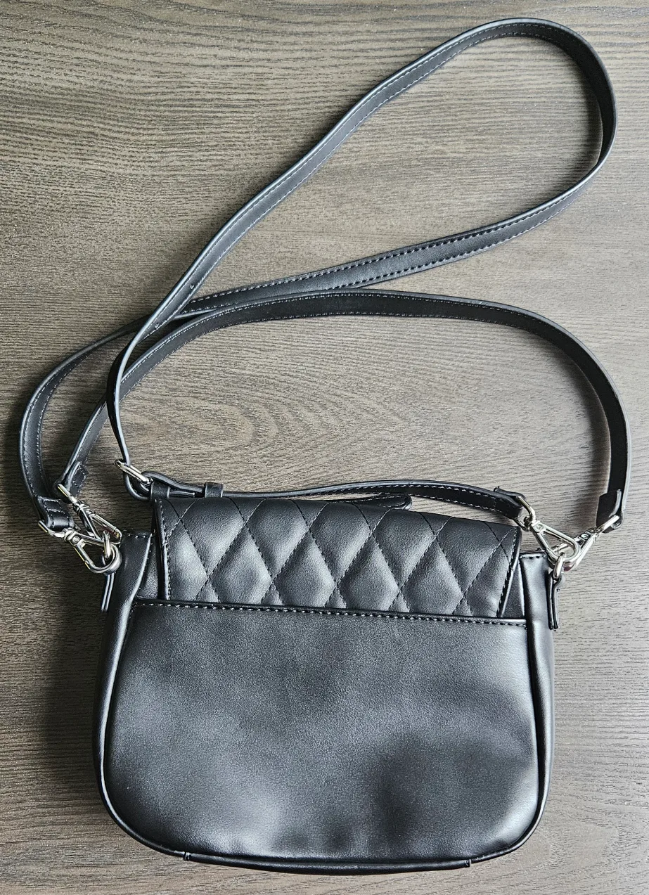 Guess Black Quilted Crossbody Bag image indicator(3)