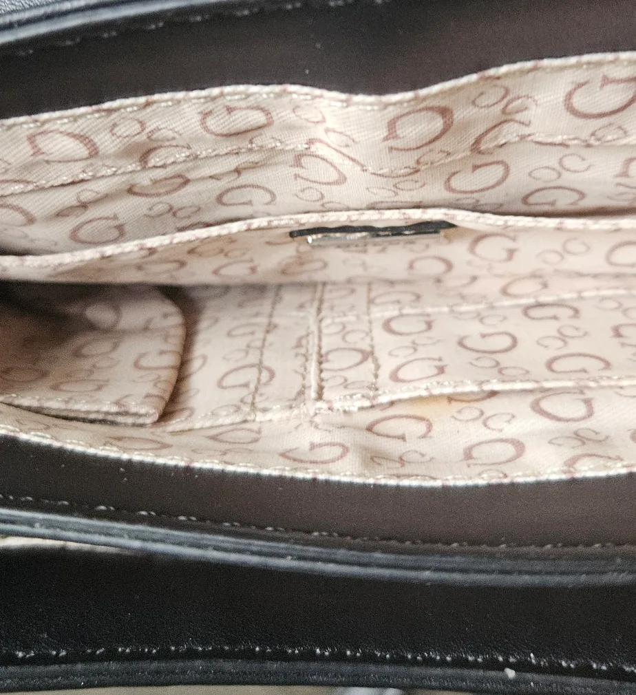 Guess Black Quilted Crossbody Bag image indicator(6)