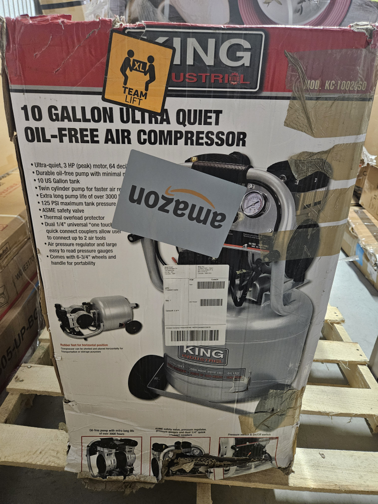 (NEW)10-Gallon Ultra Quiet Air Compressor - photo 2