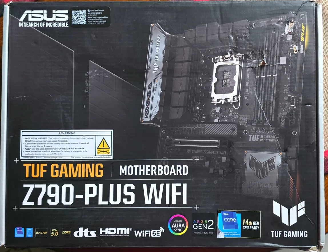 Asus TUG GAMING Z790-PLUS WIFI Motherboard thumbnail