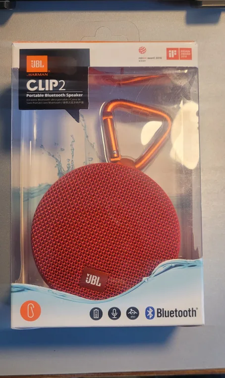 JBL Clip 2 Portable Bluetooth Speaker thumbnail