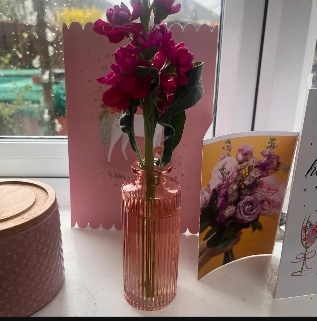 Rose Pink Glass Vases Set🥕 image indicator(5)