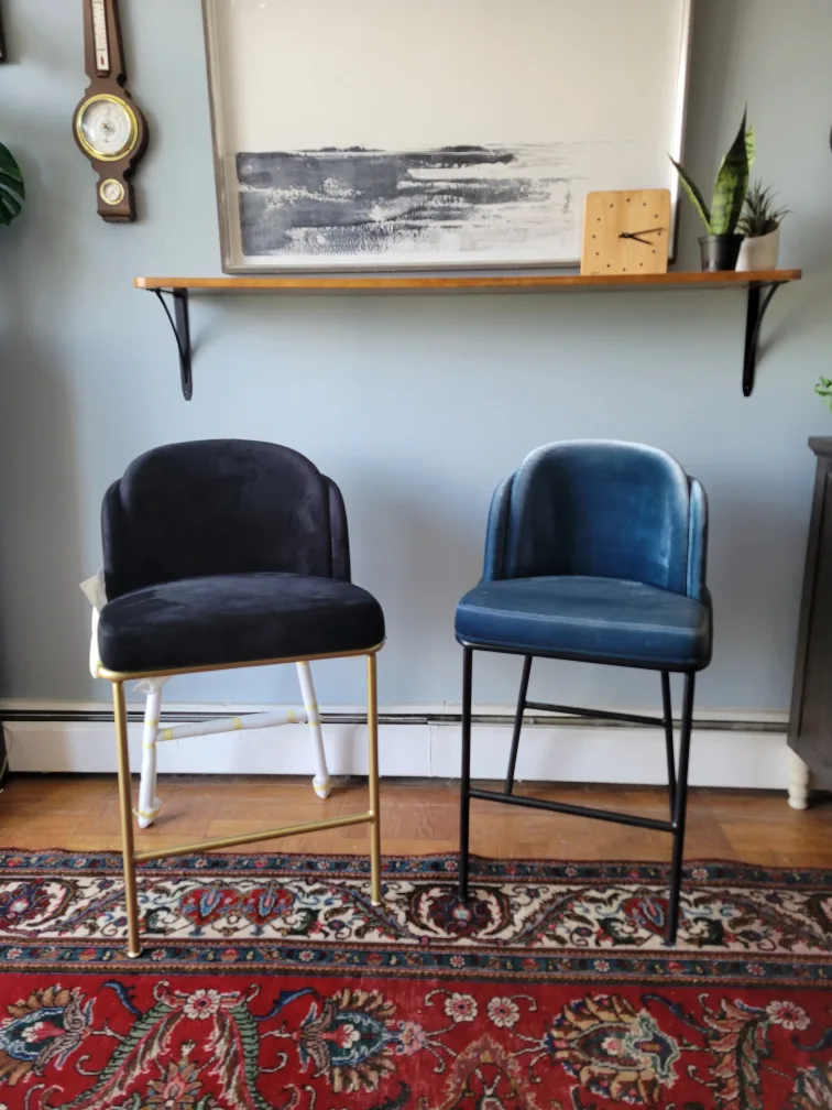 Rove Concept Plush Barstools thumbnail