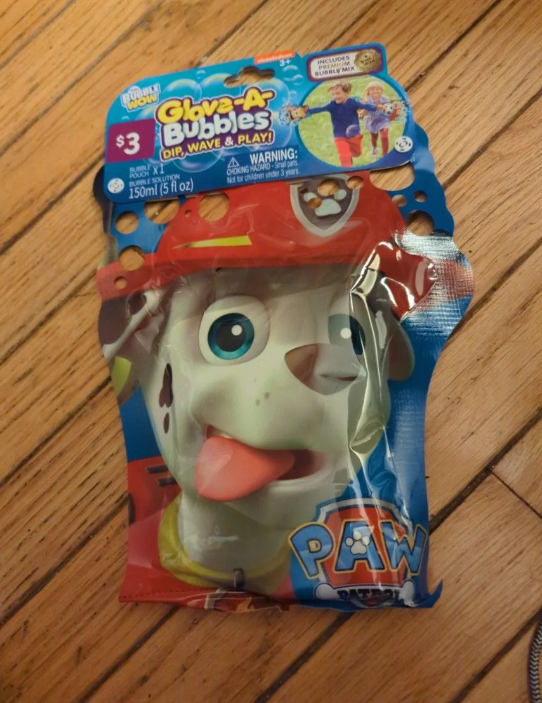 Paw Patrol Glove-A-Bubbles - New thumbnail