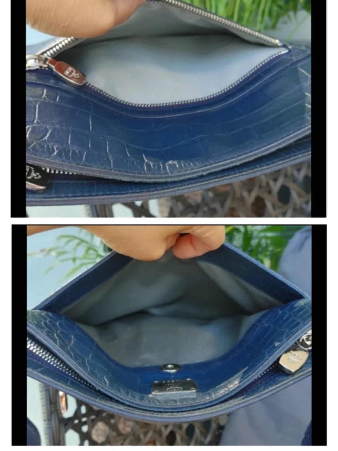 Vintage MCM Blue Crossbody Bag image indicator(4)