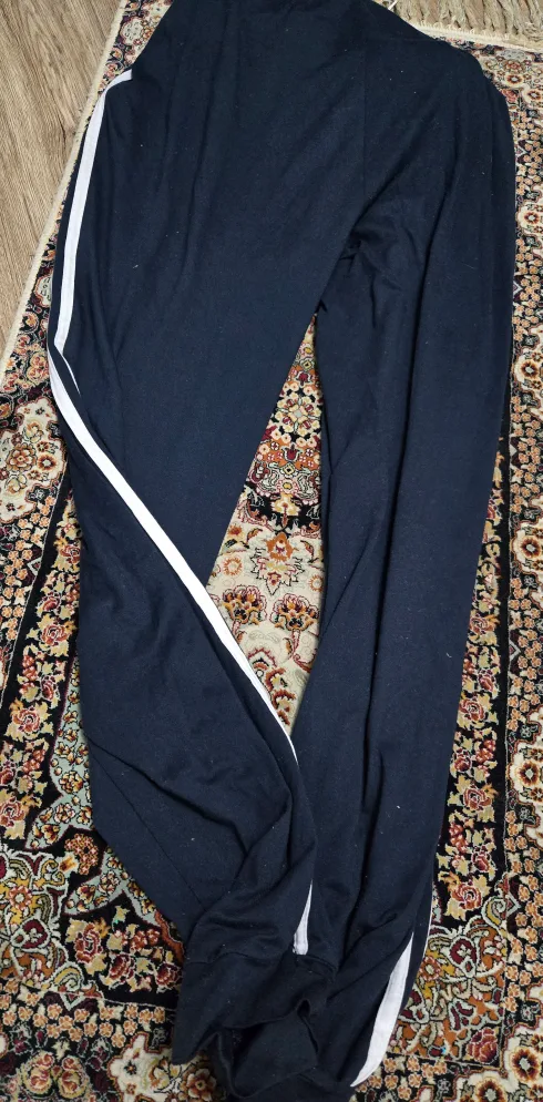 Black Track Pants with White Stripes #freecycle thumbnail