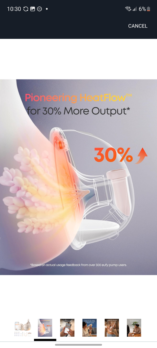 New sealed eufy Wearable Breast Pump S1 - photo 2