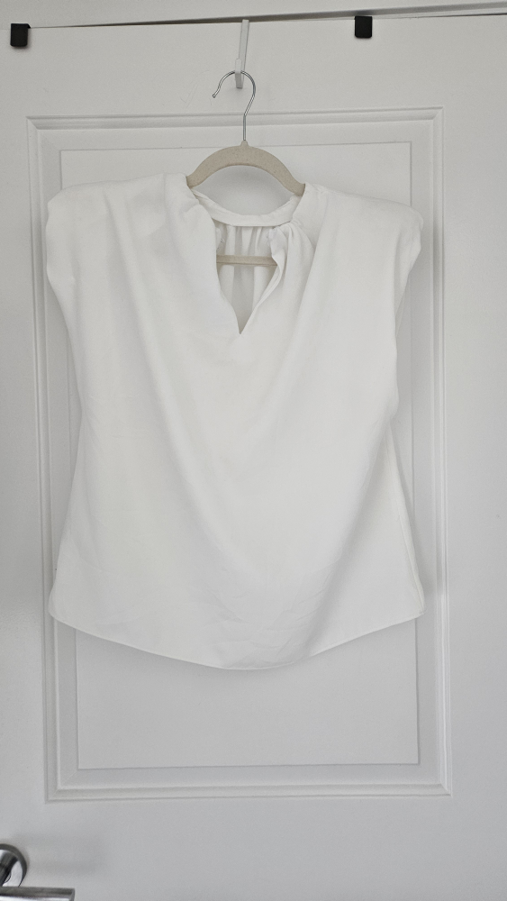 Zara White Blouse - Size M - photo 3
