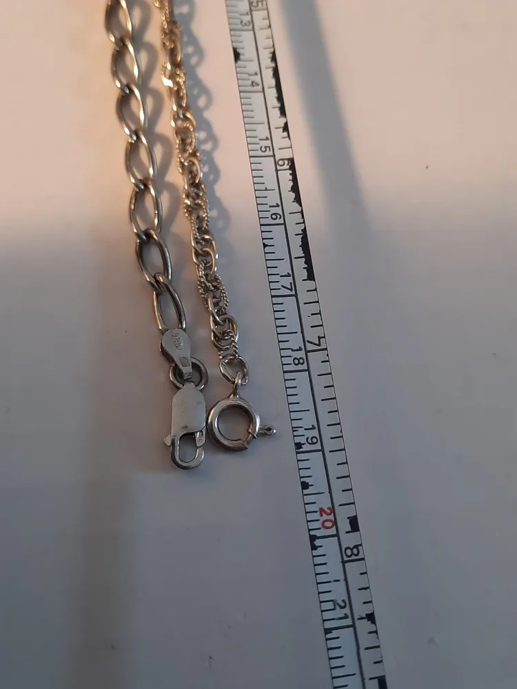 Two Lovely sterlingSilver Bracelets image indicator(3)