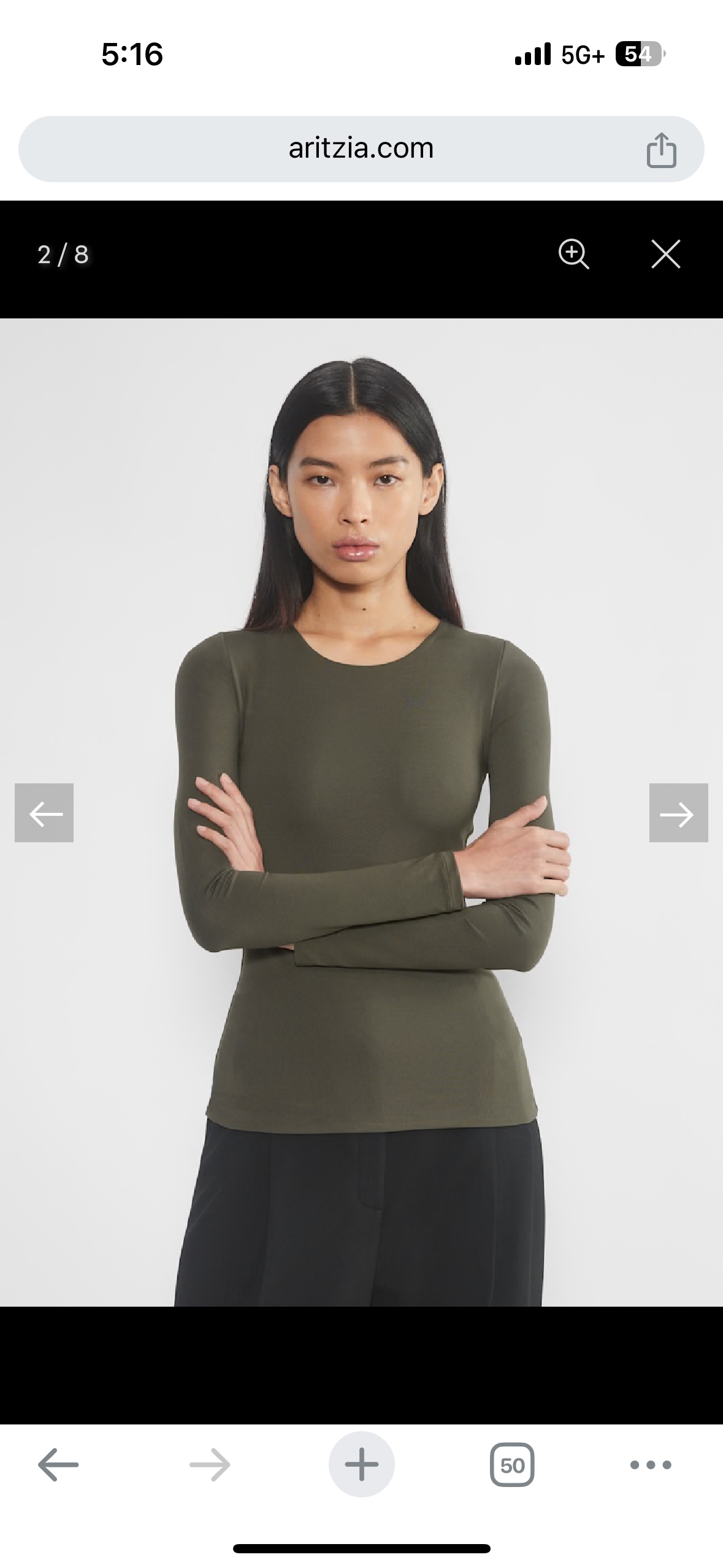 NEW Aritzia Contour Long Sleeve